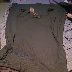 SKIMS Deep Sea Slip Dress